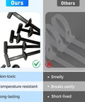 Universal Nylon Cable Tie Buckle For Cars Heavy Duty Self Locking Zip Ties shown with durability comparison.