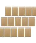 Bubble Mailers 16x22 CM Kraft Paper Self-Sealing Envelopes, 25 Pack, lightweight, displayed in rows