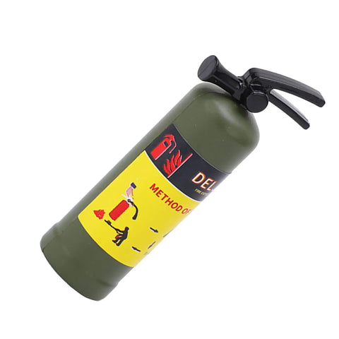 Kick Up Your Rig With This Realistic Mini Fire Extinguisher For Rc Cars Dead Simple Install And Lightweight Build Perfect For Axial Scx10 Wpl Mn Trail Trucks Straight Up Dope Look Green in compact green plastic.