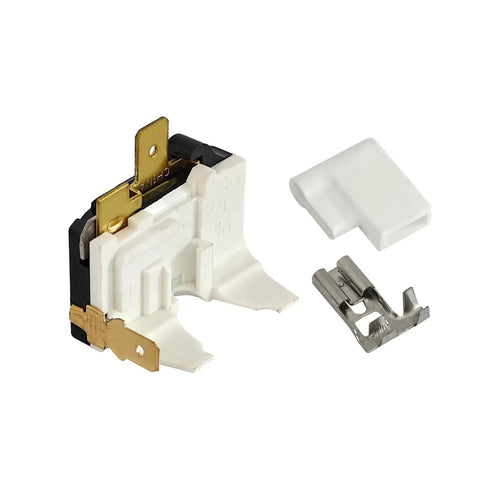 Direct Replacement Overload Relay Protector For Samsung Refrigerator DA34 00004D components shown, plastic housing and connectors visible