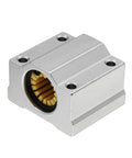 Four Pieces 12mm Solid Polymer Linear Bearing Slide Bushing for CNC Machines, self-lubricating, dust-proof oil-free design