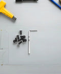 Electric Scooter Front Shock Absorber Replacement Screws Kit With Allen Wrench Stainless Steel Flat Head Hex Socket Hardware