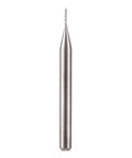 Carbide end mill engraving cutter, 0.6mm, PCB machining, 1/8in shank, side view
