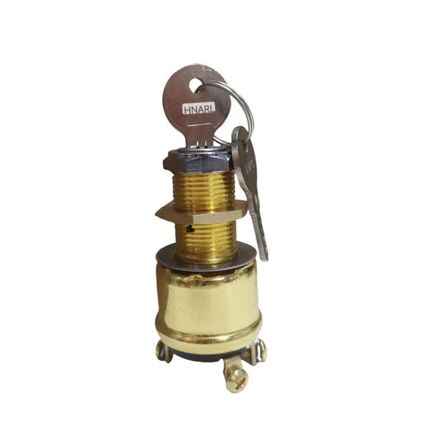 New Ignition Key Switch Plug And Play Swap For Snorkel Boom Lift S4732e S3215e Tb42 Tb60 Tb80 Oem Spec Part 3020087 Hnarl Gold Finish Crew Approved Rig Ready Awp Replacement