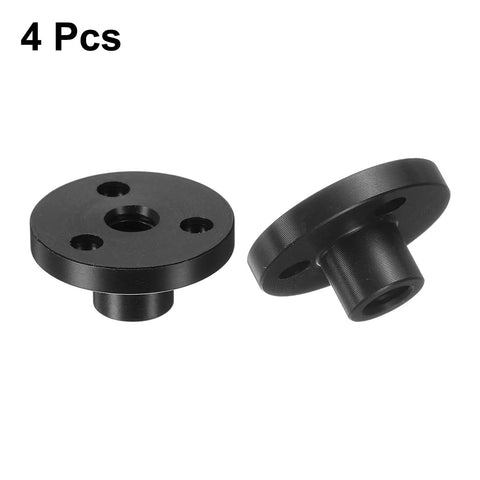 4 Pcs Tr5x4 Lead Screw POM Nut For 3D Printer Z Axis With Acme Thread 1mm Pitch, 4 Starts, Lead 4mm, 5mm Diameter, Black POM Nut