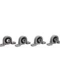 Four Eowpower ball-mounted pillow block insert bearings, 8 mm bore