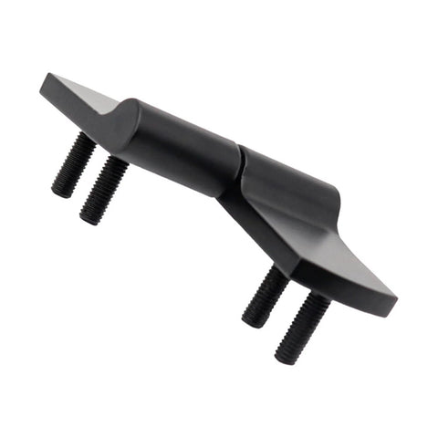 360 Degree Torque Hinges With Friction Positioning For Cabinets And Doors Beefy Heavy Duty Matte Black Zinc Alloy Industrial Hardware 1 Piece Torque Rating Two Point Six Ideal For Home And Commercial Projects HFK86, side view