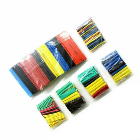 The Ultimate 530 Pc Heat Shrink Tubing Assorted Cable Wire Wrap Sleeve Kit For Automotive Electrical Repair Maintenance And DIY Projects Including Durable Insulation Sleeves To Keep Your Car Wires Secure And Protected From Wear., assorted heat shrink tubing kit in color-coded sizes, plastic packs