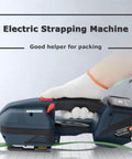 Kickstart Your Packaging Hustle With This Badass 4000mah Battery Powered Strapping Tool, handheld electric strapping machine for packing.