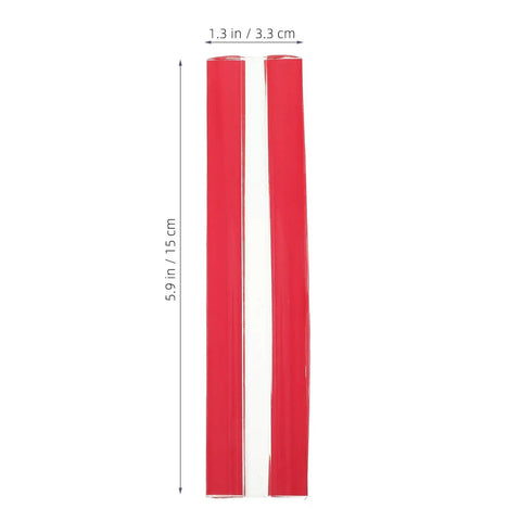 Self Adhesive Acrylic Continuous Hinges For Cabinets And Refrigerator Doors 150x33mm 2 Pack shown vertically with dimensions