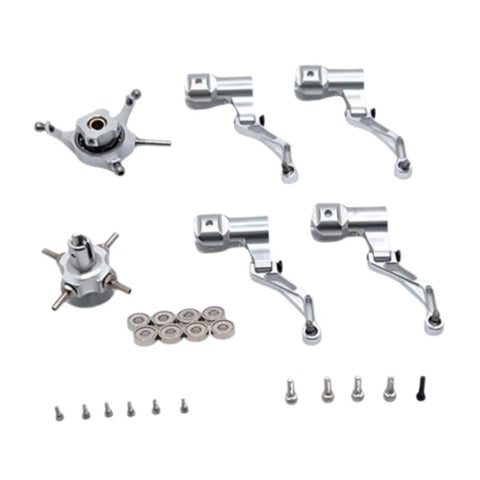 RC Helicopter Cross Plate Set Aluminum With Bearings For K124 And K170 Pro Grade Replacement Spare Part Beefed Up Durability