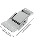 Heavy Duty Toggle Hasp Latch For Secure Safe Box And Tool Case With Spring Latch, stainless steel, 6.75cm size