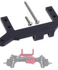 Beefy Axle Mounted Servo Bracket For 1 To 10 RC Crawler, SOA 4 Link Suspension, CNC 7075 Aluminum, black finish with screws