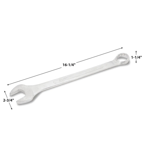 1-5/16 Inch Jumbo Wrench Built Tough From Drop-Forged Chrome Alloy Steel For Heavy-Duty Reliability And High Torque With Rounded Corner Box End