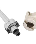 Face Mill Holder For CNC Milling Machine With 400 Rpm Speed 50 22 Shanks shown with end milling cutter