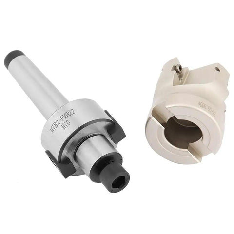 Face Mill Holder For CNC Milling Machine With 400 Rpm Speed 50 22 Shanks shown with end milling cutter