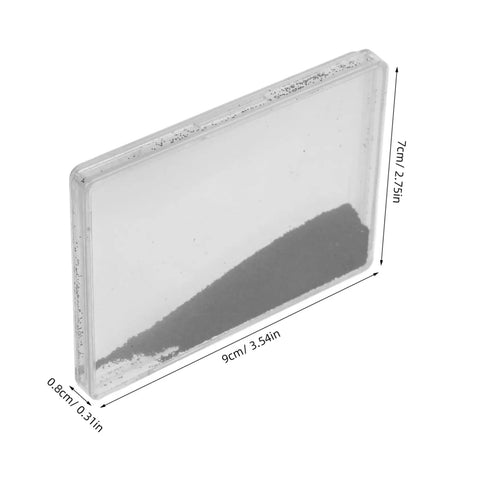 Hands On Magnetic Field Demonstration Kit With Iron Filings For Science Experiments And Classroom Education Perfect For Physics Labs STEM Learning And Magnetic Field Visualization For Students plastic case with dimensions