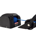 45 Lb Electric Boat Anchor Winch For Saltwater Boats With Wireless Remote, 98.42 Ft Pre Wound Rope, 12V Marine Windlass, Tough As Nails Heavy Duty Copper Motor, Fast Hoist, Sturdy Black Finish, black winch with blue rope and pulley