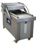 Automatic Countertop Food Vacuum Sealer Machine With Powerful Airtight Seal Prevents Freezer Burn And Locks In Flavor To Keep Your Grocery Stash Hella Fresh For Weeks, stainless steel design, compact countertop model.