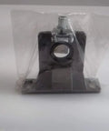 Front view of Y400T-A Compact Spacer For Use With AC40 Models FRL Piping Unit Mass PRO with Bracket, packaged and ready to ship.
