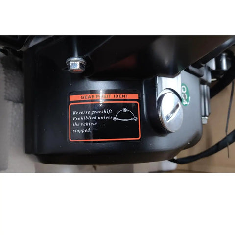Close-up of 125cc 4-Stroke ATV Go Kart Engine With Automatic Transmission And Reverse Electric Start Plug And Play