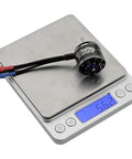 D2826EVO RC Brushless Motor 930KV 1000KV 1450KV 2200KV on digital scale showing weight 56.2g, for UAV quadcopter and drone builds