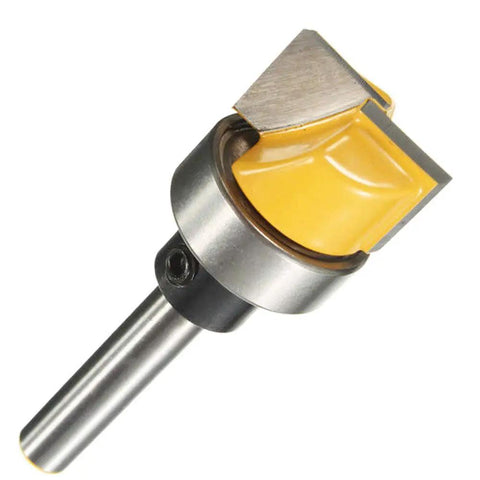 One Quarter Inch Shank Flush Trim Hinge Mortising Router Bit With Ball Bearing For Hinge Mortises, Three Quarter Inch Cutting Diameter