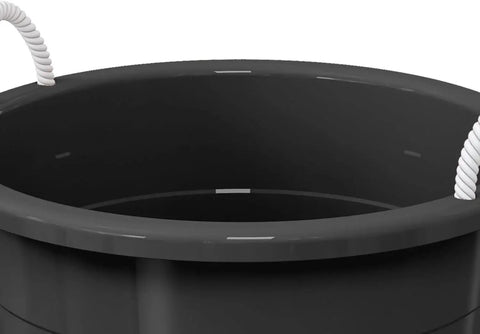 17 Gallon Heavy Duty Plastic Storage Bucket With Sturdy Rope Handle For Home Garden Garage Or Workshop Use Multipurpose Carrying
