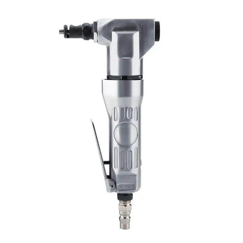 Front view of Heavy Duty Air Nibbler Metal Cutter with High Hardness Blade 2800 RPM, handheld pneumatic sheet metal cutting tool.
