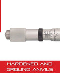 Heavy Duty Micrometer Head With Lock Nut For Inside Micrometers 823C 823D 823E Hardened And Ground Head And Anvil 0.001 Inch Graduation