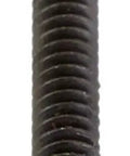 Phillips Pan Head Machine Screws 6-32 X 2-1/2 In Black Finish Steel, single screw shown vertically, used for home auto and industrial projects