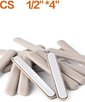 16 Piece Self Stick Furniture Sliders For Carpet Floors Straight Up Heavy Duty Reusable Moving Pads With Tough Adhesive Backing on a white background.