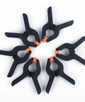 Rock Strong Spring Clamps For DIY Pros Hard Plastic Woodworking Tools 2 Inch Grip Set To Hold Projects Tight Like A Pro, 10 clips