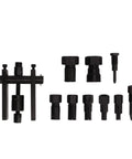 Heavy Duty Motorcycle Internal Bearing Puller Tool Kit 10 Pcs Fits All Bikes bad black steel pullers and adaptor set