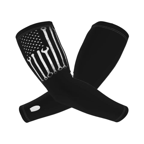 Premium Ice Silk Cooling Arm Sleeves With Classic American Flag Design Deliver Killer Sun Shielding And Straight Up Comfy UV Protection Perfect For Hot Summer Days Behind The Wheel Or Outdoor Work Keep You Cool And Fresh All Day Long