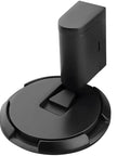 Floor Mount Door Stopper with Spring Loaded Mechanism, Zinc Alloy Build, Hidden Flush Design, Invisible Door Catch, Black Finish