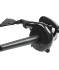 Electric Hand Dust Collector With Kickin High Power Air Blower, Keyboard Duster And Corded Compressed Air Tool, 1000W Motor, Variable Speed Up To 16000 Rpm, Smooth Performance For Home Use showing black, compact hand duster with nozzle.
