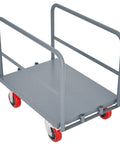 Heavy Duty Steel Panel Truck Cart Built Like A Tank With 2000 Lbs Capacity And Six Inch Smooth Wheels For Moving Drywall Lumber And Gear Zero Hassle On Any Job Site