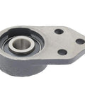 Two Pack Flange Mount Ball Bearing Unit UC204 12 With Cast Iron Housing FB204 Three Quarter Inch Bore Overall Length Four And A Quarter Inch