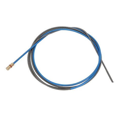 Yinhing Welding Supply Tube For OTC MIG Machines 500A Feeder Wire Conduit with flexible blue and black design for smooth operation.
