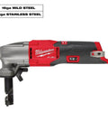 M12 Fuel 16 Gauge Variable Speed Nibbler for fast clean cuts in mild steel, stainless, and aluminum, cordless ergonomic pro tool