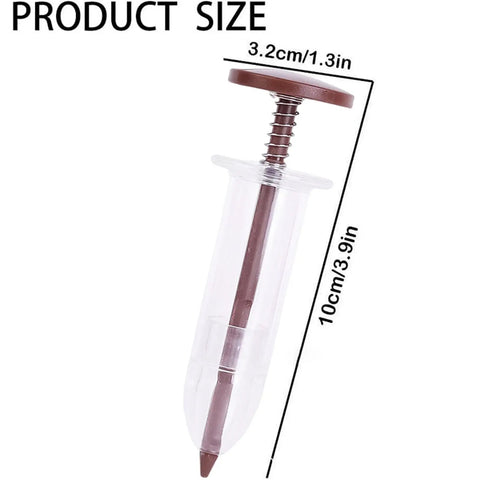 Portable Handy Ergonomic Seed Spreader And Seeder Tool For Lawn And Garden, size dimensions 3.2cm x 10cm in image