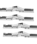 4 Pack Wide Angle Short Arm Cabinet Hinges In Cold Rolled Steel For Bathrooms And Closets Space Saver Design Versatile Use