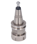 Pro Grade Cnc Lathe Collet Chuck Holder Vibe Killer Design Up To 30000 Rpm in stainless steel with precision mounting for machining.