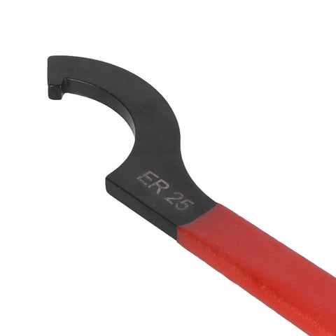 ER25 wrench from Spring Collet Chuck Kit With Morse Taper Connecting Shaft For Accurate Drilling, Pro Grade Carbon Steel Drill Chuck Set