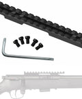 Picatinny Scope Rail Mount For Savage Mark II 93 And 93R17 5.8 Inch Aluminum Base Matte Black Anodized Finish Includes Eight Forty Screws And Torx Key Included