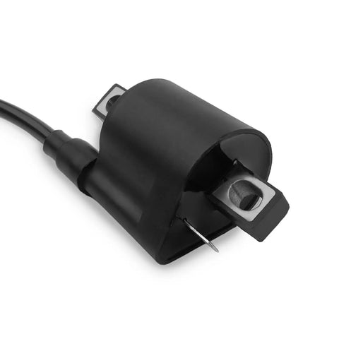 Close-up of ignition coil from Beefed-Up CDI Box Ignition Coil Kit With Voltage Regulator Rectifier Starter Relay Solenoid