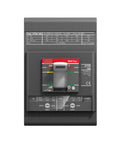 Heavy Duty Three Phase Circuit Breaker Xt2N 160 Amp With Electronic Trip Unit And Dip Switch For Industrial Panel Setup, front view.