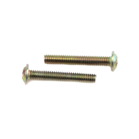 Two M4 screws for Vintage Style Gold Lotus Flower Ring Drawer Pulls for cabinets and dressers, copper anti-rust hardware.
