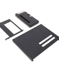 Heavy Duty External GPU Enclosure With Thunderbolt 3 4 And USB 4 Hookup Featuring PCIe 16x Slot, showing metal components for setup.